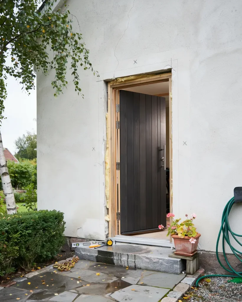 byta ytterd rr i villa s kerhet isolering och r tt m tt f r en smidig installation