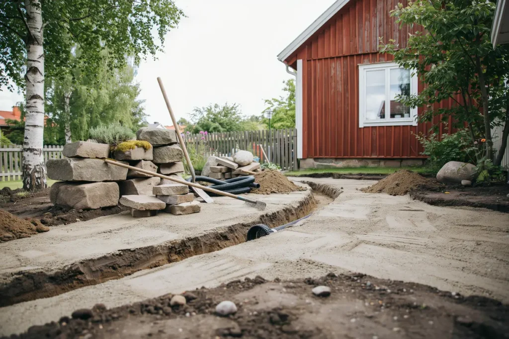 juli r b sta tiden f r markarbete s f rbereder du tomten f r mur g ngar och en h llbar utemilj