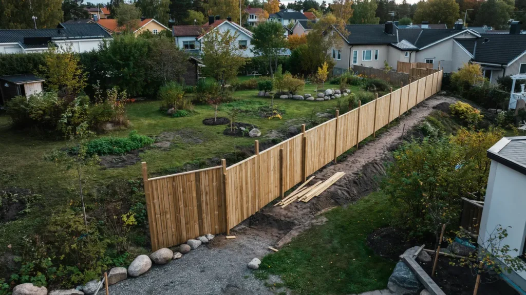 byte av plank cirka 30 meter i alvik bromma